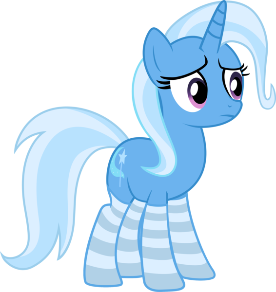 Size: 3019x3199 | Tagged: safe, artist:marcosms88, derpibooru import, trixie, pony, unicorn, clothes, female, mare, simple background, socks, solo, striped socks, transparent background, vector