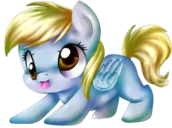 Size: 2696x2003 | Tagged: safe, artist:twiddledittle, derpibooru import, derpy hooves, :p, cute, derpabetes, diabetes, filly, solo, tongue out, younger