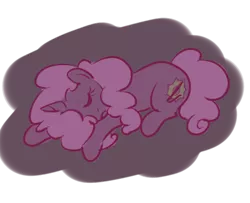 Size: 400x324 | Tagged: safe, artist:inlucidreverie, derpibooru import, oc, oc:paintblood, unofficial characters only, pony, unicorn, fallout equestria, male, simple background, sleeping, solo, transparent background, trap