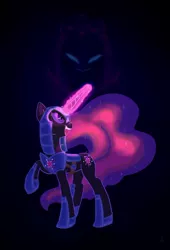 Size: 706x1039 | Tagged: artist:carnifex, corrupted, derpibooru import, nightmare, nightmare twilight, nightmarified, safe, solo, twilight sparkle, tyrant sparkle