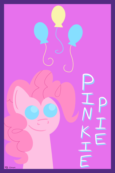 Size: 1400x2100 | Tagged: safe, artist:toonboy92484, derpibooru import, pinkie pie, earth pony, pony, cutie mark, mane, solo