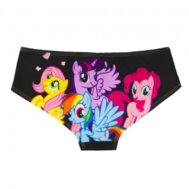 Size: 390x390 | Tagged: safe, derpibooru import, official, fluttershy, pinkie pie, rainbow dash, twilight sparkle, twilight sparkle (alicorn), alicorn, pony, clothes, female, mare, panties, special face, twiface, underwear