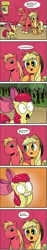 Size: 704x3753 | Tagged: safe, derpibooru import, apple bloom, applejack, big macintosh, earth pony, pony, alpharius, comic, forced meme, harsh truth, male, meme, mindfuck, stallion