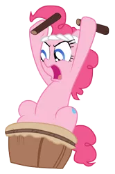 Size: 3317x5000 | Tagged: safe, artist:esipode, derpibooru import, idw, pinkie pie, drums, hortator, solo, taiko