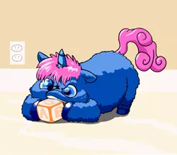 Size: 1005x880 | Tagged: artist:shadysmarty, blocks, derpibooru import, fluffy pony, fluffy pony original art, hugbox, safe, solo