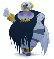 Size: 961x1037 | Tagged: alternate hairstyle, anthro, artist:da-goddamn-batguy, ass, bbw, breasts, busty zecora, chubby, cleavage, derpibooru import, earring, fat, female, impossibly large butt, impossibly wide hips, nudity, solo, solo female, suggestive, wide hips, zebra, zecobese, zecora