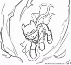 Size: 1000x909 | Tagged: artist:johnjoseco, derpibooru import, grayscale, iron fist, marvel, monochrome, ponified, safe, solo