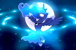 Size: 1900x1266 | Tagged: artist:durpy, artist:luuandherdraws, derpibooru import, princess luna, safe, solo, wallpaper