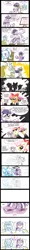 Size: 308x2585 | Tagged: safe, artist:jokerpony, derpibooru import, apple bloom, scootaloo, sweetie belle, trixie, twilight sparkle, bed, comic, cutie mark crusaders, female, lesbian, men in black, parody, shipping, twixie