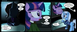 Size: 2000x849 | Tagged: artist:daniel-sg, comic, crossover, crying, derpibooru import, forever alone, safe, trixie, twilight sparkle, x-com, xcom: enemy unknown