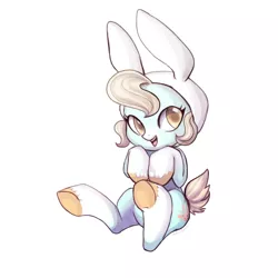Size: 2000x2000 | Tagged: artist:adailey, bunny hood, clothes, commission, costume, derpibooru import, oc, oc:bunny hop, safe, solo, unofficial characters only