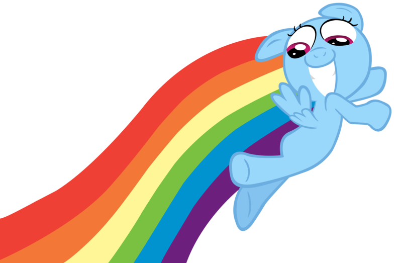 Size: 3199x2090 | Tagged: artist:mylittleluckywish, derpibooru import, filly, filly rainbow dash, flying, rainbow dash, safe, simple background, solo, the cutie mark chronicles, transparent background, vector