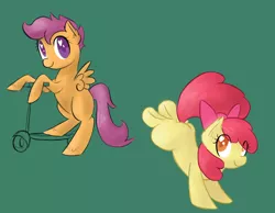 Size: 900x700 | Tagged: apple bloom, artist:rastaquouere69, derpibooru import, safe, scootaloo