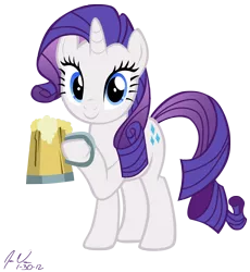 Size: 3150x3430 | Tagged: artist:epic-panda17, cider, derpibooru import, rarity, safe, simple background, solo, the super speedy cider squeezy 6000, transparent background, vector