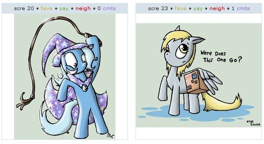 Size: 526x286 | Tagged: safe, derpibooru import, derpy hooves, trixie, pegasus, pony, exploitable meme, female, juxtaposition, juxtaposition win, mare, meme, meta, whip