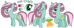 Size: 3424x1287 | Tagged: safe, artist:ivyhaze, derpibooru import, oc, unofficial characters only, pony, unicorn, female, mare, simple background, transparent background, vector