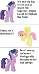 Size: 434x821 | Tagged: suggestive, derpibooru import, fluttershy, twilight sparkle, pegasus, pony, unicorn, friendship is witchcraft, butterscotch, comic, dusk shine, female, implied cunnilingus, implied gleaming shield, implied oral, implied sex, incest, incestuish, innuendo, male, not creepy, not incest, parody, rule 63, shipping, show accurate, stallion, straight, text