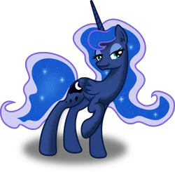 Size: 10214x10000 | Tagged: absurd resolution, artist:kp-shadowsquirrel, artist:theponymuseum, derpibooru import, missing accessory, princess luna, safe, simple background, soft shading, solo, .svg available, transparent background, vector