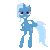 Size: 400x400 | Tagged: safe, artist:bigccv, derpibooru import, trixie, pony, animated, bipedal, dancing, gif, grin, happy butt dance, looking at you, simple background, smiling, solo, transparent background, vector