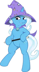 Size: 5088x9384 | Tagged: safe, artist:joey darkmeat, artist:refro82, derpibooru import, trixie, pony, absurd resolution, bipedal, cape, clothes, hat, solo, trixie's cape, trixie's hat, vector, wand