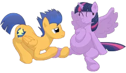 Size: 15600x9000 | Tagged: safe, artist:xniclord789x, derpibooru import, flash sentry, twilight sparkle, twilight sparkle (alicorn), alicorn, pegasus, pony, absurd resolution, backwards cutie mark, female, flashlight, hoof massage, hoofrub, male, mama twilight, mare, massage, pregnant, shipping, simple background, straight, transparent background