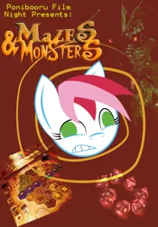 Size: 700x1000 | Tagged: artist:daisyhead, derpibooru import, mazes and monsters, oc, oc:flicker, ponibooru film night, safe, solo, unofficial characters only