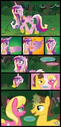 Size: 2423x5042 | Tagged: artist:inkrose98, caramel, changeling, comic, comic:shapeless sun, lily, lily valley, princess cadance, safe, tumblr