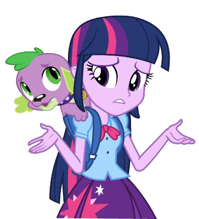 Size: 395x434 | Tagged: safe, derpibooru import, spike, twilight sparkle, equestria girls, dash for the crown, equestria girls prototype, game, shrug