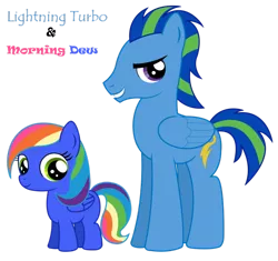 Size: 922x866 | Tagged: safe, artist:colorsplasharts, derpibooru import, oc, oc:lightning turbo, oc:morning dew, unofficial characters only, crossover, image, offspring, parent:rainbow dash, parent:sonic the hedgehog, parents:sonicdash, png, sonic the hedgehog, sonic the hedgehog (series)