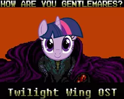 Size: 575x459 | Tagged: album cover, all your base are belong to us, cat, derpibooru import, safe, twilight sparkle, twilight wing, zero wing