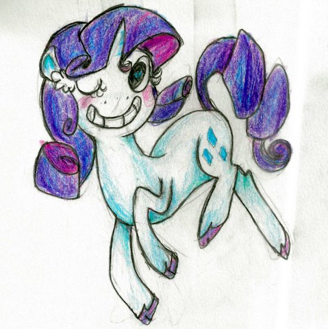 Size: 479x480 | Tagged: safe, artist:goodnightvienna, derpibooru import, rarity, ear fluff, solo, traditional art, unshorn fetlocks