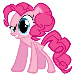 Size: 584x602 | Tagged: artist needed, safe, derpibooru import, pinkie pie, content-aware scale, solo