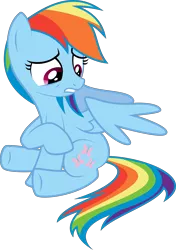 Size: 10000x14239 | Tagged: absurd resolution, derpibooru import, magical mystery cure, rainbow dash, safe, simple background, solo, swapped cutie marks, transparent background, vector