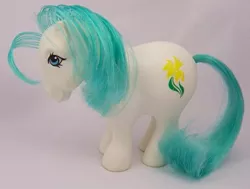 Size: 585x442 | Tagged: safe, derpibooru import, march daffodil, earth pony, pony, g1, irl, photo, solo, toy