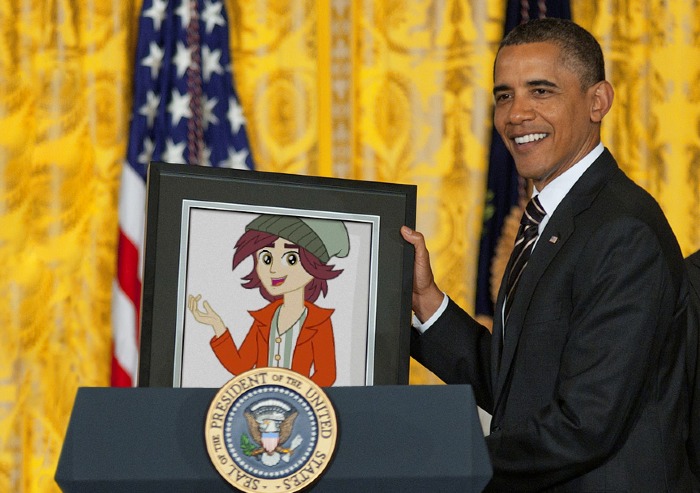 Size: 700x493 | Tagged: safe, derpibooru import, normal norman, human, equestria girls, /mlp/, background human, barack obama, equestria girls in real life, exploitable meme, meme