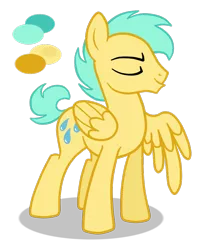 Size: 768x891 | Tagged: artist:wolframclaws, derpibooru import, male, moonshower drizzle, rule 63, safe, simple background, solo, stallion, sunshower raindrops, transparent background, vector