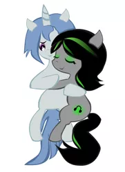 Size: 536x739 | Tagged: safe, artist:n30n-h34rts, derpibooru import, oc, unofficial characters only, earth pony, pony, unicorn, couple, female, male, mare, stallion