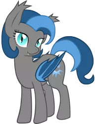 Size: 3845x5000 | Tagged: safe, artist:dj-black-n-white, artist:zee66, derpibooru import, oc, oc:moonshine, unofficial characters only, bat pony, pony, absurd resolution, simple background, solo, transparent background, vector