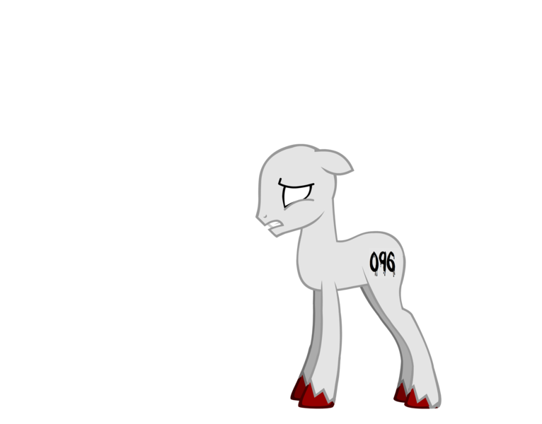 Size: 3320x2600 | Tagged: artist needed, derpibooru import, ponified, pony creator, pony creator abuse, scp, scp-096, scp foundation, semi-grimdark, simple background, solo, source needed, transparent background, wat