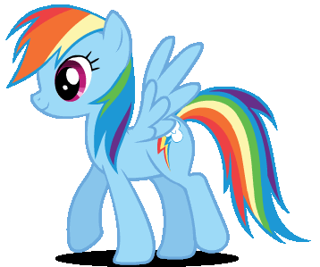 Size: 358x299 | Tagged: animated, rainbow dash, safe, solo, walk cycle