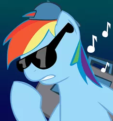 Size: 271x289 | Tagged: safe, artist:zadrave, derpibooru import, rainbow dash, solo, swag