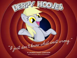 Size: 2032x1521 | Tagged: safe, artist:ranviet, derpibooru import, derpy hooves, pegasus, pony, female, looney tunes, mare, parody, solo, underp