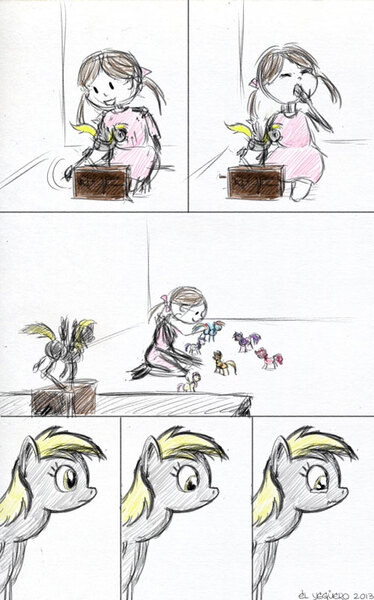 Size: 500x803 | Tagged: artist:el-yeguero, comic, derpy hooves, human, safe, toy