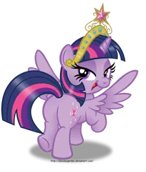 Size: 1024x1205 | Tagged: suggestive, artist:aleximusprime, derpibooru import, twilight sparkle, twilight sparkle (alicorn), alicorn, pony, bedroom eyes, big crown thingy, element of magic, female, mare, plot, simple background, solo, transparent background