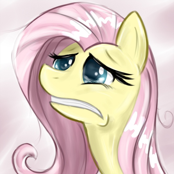 Size: 1400x1400 | Tagged: artist:zokkili, crying, derpibooru import, fluttershy, portrait, safe, solo