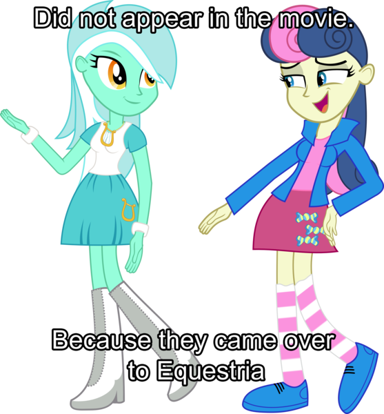 Size: 4137x4457 | Tagged: safe, artist:strumfreak, derpibooru import, bon bon, lyra heartstrings, sweetie drops, equestria girls, absurd resolution, equestria girls-ified, headcanon, humanized, jossed