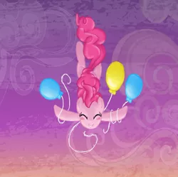 Size: 900x895 | Tagged: artist:inuneechan, balloon, derpibooru import, pinkie pie, safe, solo, tarot card, the high priestess