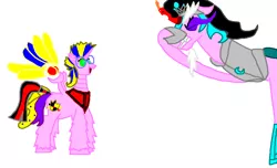 Size: 960x582 | Tagged: safe, derpibooru import, oc, oc:fluffle puff, oc:niggertron, oc:nyx, oc:princess ataxia, oc:ticket, unofficial characters only, facehoof, fluffyx tiggertaxia, fusion, meme, ms paint, tiara ultima