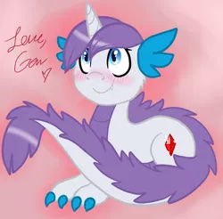 Size: 614x604 | Tagged: artist:cat4lyst, derpibooru import, dracony, hybrid, interspecies, interspecies offspring, my little pony genesis, oc, oc:gem, offspring, parent:rarity, parent:spike, parents:sparity, safe, solo, unofficial characters only