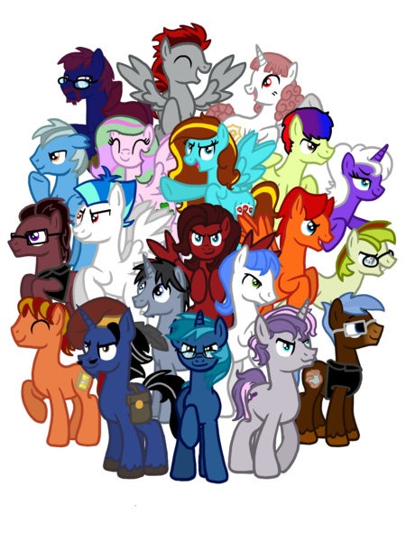 Size: 3959x5280 | Tagged: anypony, artist:inkrose98, bronycurious, derpibooru import, hat, ilony, oc, oc:antony c, oc:any pony, oc:brawny buck, oc:buc brony, oc:byter, oc:clover keen, oc:digibrony, oc:goldenfox, oc:hemno, oc:ilovekimpossiblealot, oc:ink rose, oc:jade the yonipony, oc:just some brony, oc:may b pony, oc:paleosteno, oc:past analysis, oc:redcord pony, oc:saberspark, oc:theory brony, oc:voice of reason, paleosteno, saberspark, safe, tudor cap, unofficial characters only